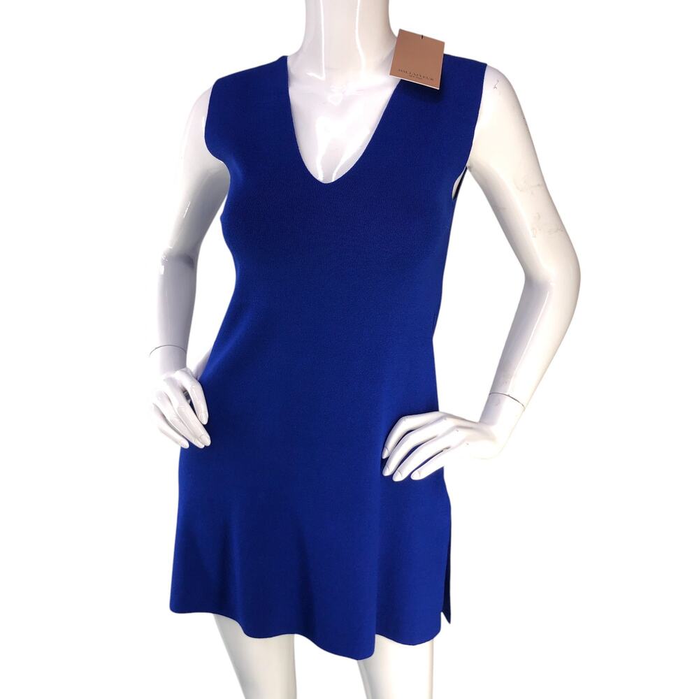 MM Lafleur Womens Size S Top Linette Long Knit Tunic Stretch Sleeveless *NO BELT